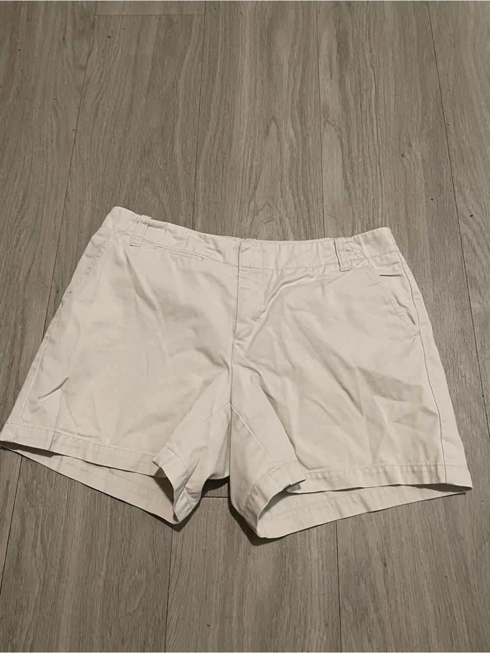 J. Crew Women's White Chino Shorts